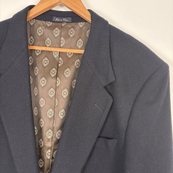 J. Riggings Tweed Wool Cashmere Blend Blazer Jacket Mens 42L - Picture 2 of 9